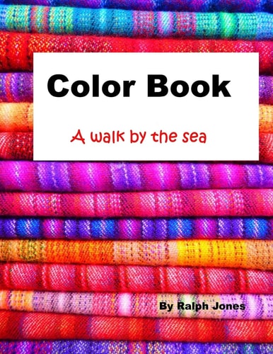 Color Book A Walk By The Sea