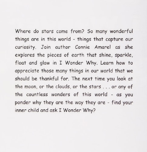 I Wonder Why A Poem For Children