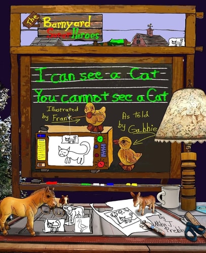 I Can See a Cat. You Cannot See a Cat.