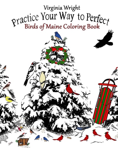 Practice Your Way to Perfect Birds of Maine Coloring Book