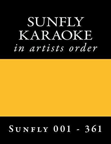 SUNFLY KARAOKE Discs Sf 001 - Sf 361