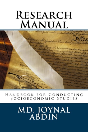 Research Manual Handbook for Conducting Socioeconomic Studies
