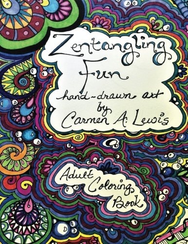 Zentangling Fun Adult Coloring Book