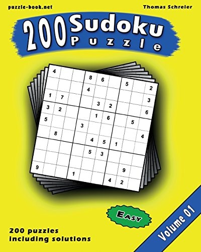 Sudoku 200 Easy 9x9 Sudoku, Vol. 1