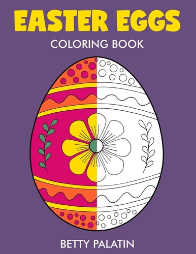 Easter Eggs Coloring Book