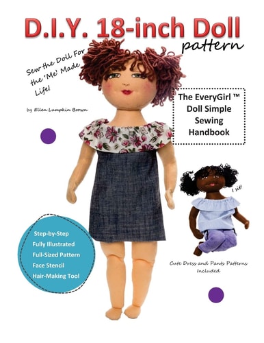 D. I. Y. 18-Inch Doll Pattern EveryGirl Doll Simple Sewing Handbook