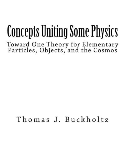 Concepts Uniting Some Physics Toward One Theory for Elementary Particles, Objects, and the Cosmos