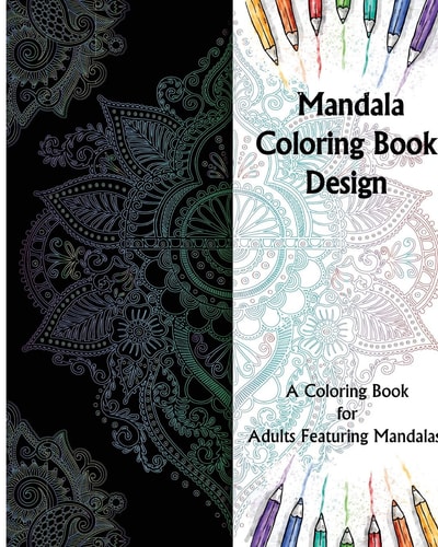 Mandala Coloring Book Design 25 Mandala Coloring Book for Stress Relief 8" X 10" 55 Page