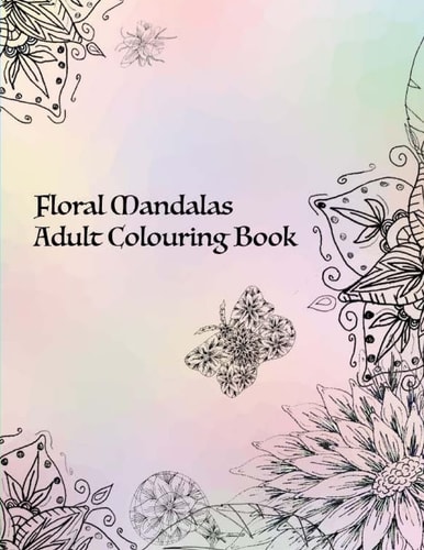 Floral Mandala Colouring Book