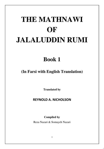 Masnawi In Farsi with English Translation (Volume 1)
