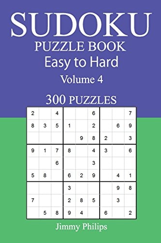 300 Easy to Hard Sudoku Puzzle Book