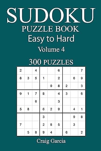 300 Easy to Hard Sudoku Puzzle Book