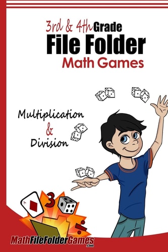 3rd and 4th Grade File Folder Math Games - Multiplication and Division Games