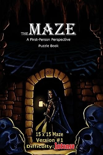 The Maze A First-Person Perspective Puzzle Book Intense 15x15 Version #1