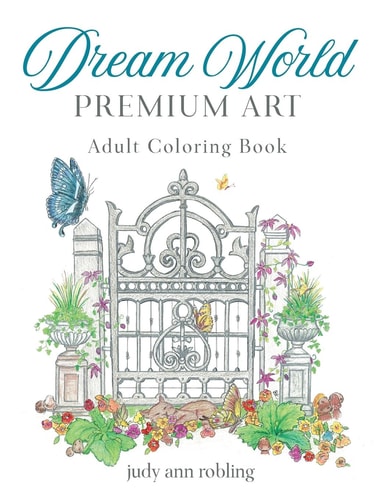 Dream World Premium Art Adult Coloring Book