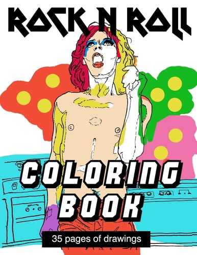 Rock N Roll Coloring Book