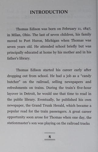 Thomas Edison Get Inspired by Real Heroes
