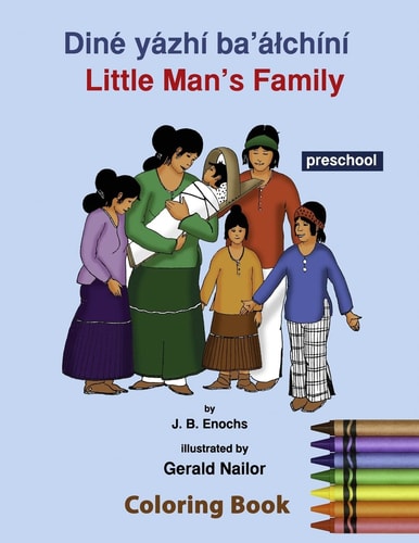 Little Man's Family Coloring Book: Preschool Level Preschool