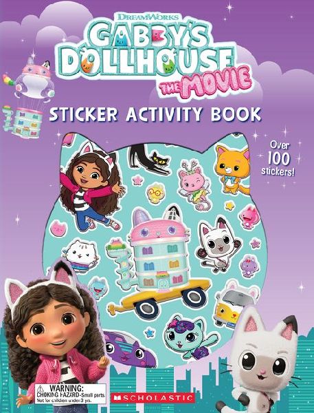 Gabbys Dollhouse: The Movie (Gabbys Dollhouse: Sticker Activity Book with Shiny Stickers)