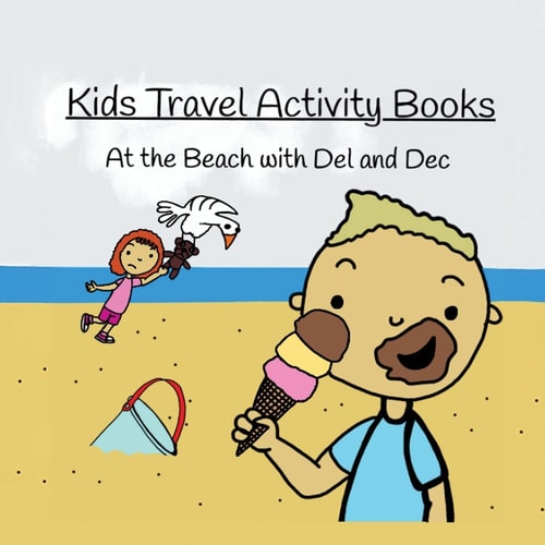 At the Beach with Del and Dec Kids Travel Activity Books