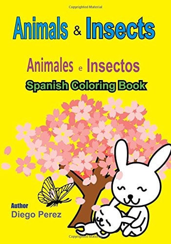 Spanish Coloring Book Animals and Insects