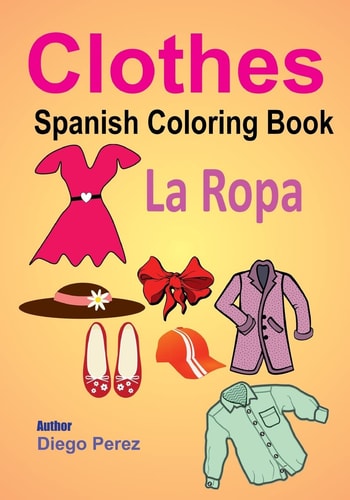 Spanish Coloring Book Clothes