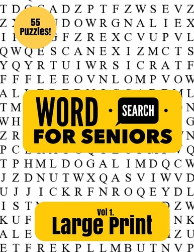 Large Print Word Search for Seniors