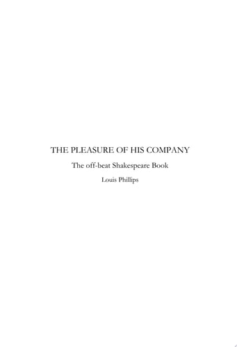 The Pleasure of his Company