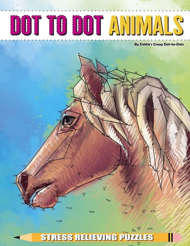 Dot to Dot Animals Stress Relieving Puzzles