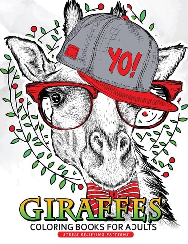 Giraffe Coloring Books for Adults Relaxing Coloring Book For Grownups