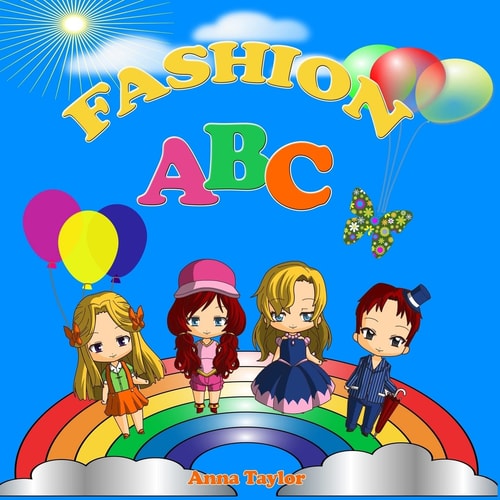 Fashion ABC. Alphabet Book & Clothes Vocabulary Kids Alphabet ABC Books for Kids and Kindergarten Children