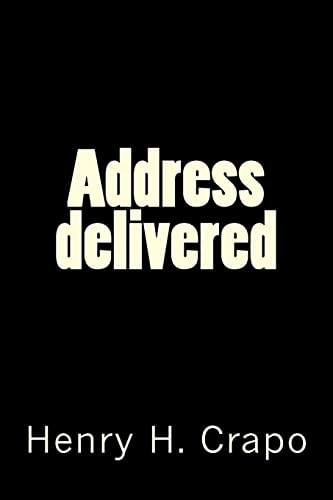 Address Delivered