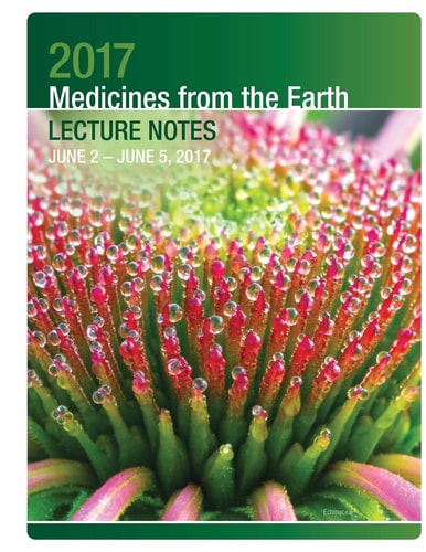 2017 Medicines from the Earth Lecture Notes June 2 - 5 in Black Mountain, NC