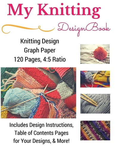 Knitting Design Graph Paper Book 4 5 Ratio 120 Pages