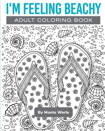 I'm Feeling Beachy Adult Coloring Book
