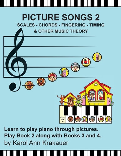 Picture Songs 2 - Scales - Chords - Fingering - Timing and Other Music Theory