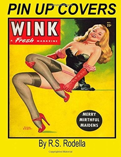 Pin-Up Magazine Covers Coloring Book
