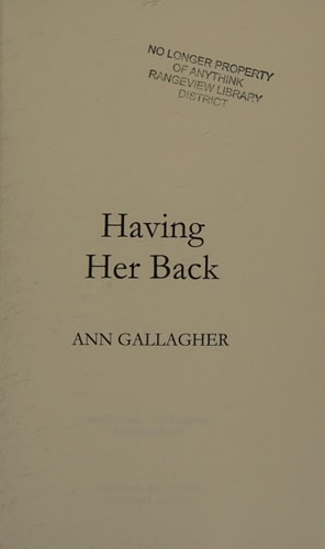 Having Her Back