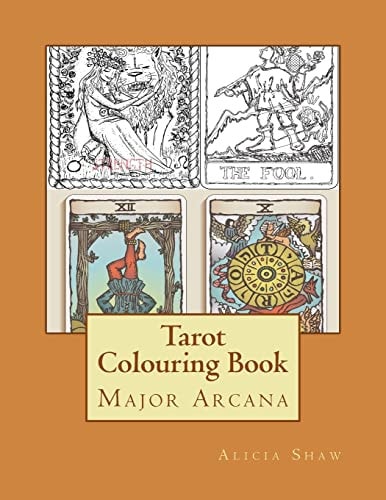Tarot Colouring Book Major Arcana Deck