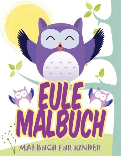 Eule Malbuch Malbuch Fur Kinder