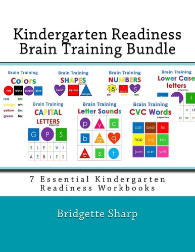 Kindergarten Readiness Brain Training Bundle 7 Essential Kindergarten Readiness Workbooks