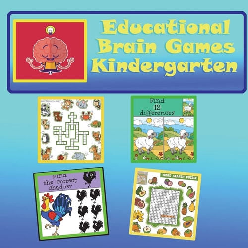 Educational Brain Games Kindergarten Develop Children Brain, Using Games As an Education Tool Will Teach Your Children to Solve Problems, Develop Fine Motor Skills, Fine Tune Hand-Eye Coordination, a Sense of Timing, the Principals of Cause and Effect, Ma