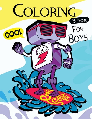 Cool Coloring Book For Boys Cute Patterns for Summer to Color for Kids