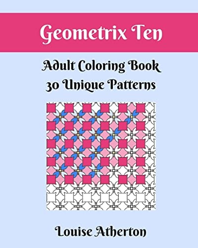 Geometrix Ten Coloring for Adults