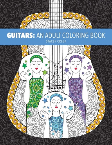 Guitars An Adult Coloring Book