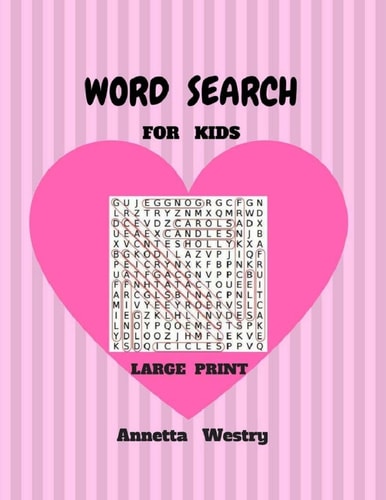 Word Search For Kids Large Print Easy Fun Words 50 Puzzles