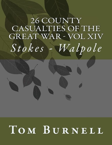 26 County Casualties of the Great War Volume XIV Stokes - Walpole