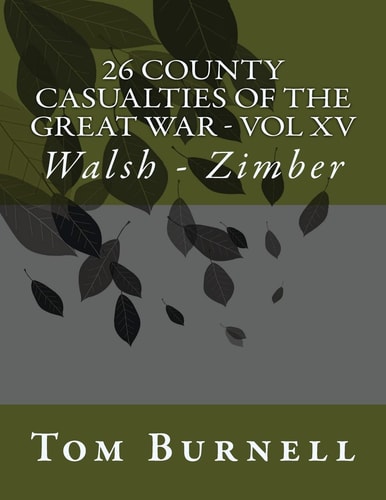 26 County Casualties of the Great War Volume XV Walsh - Zimber