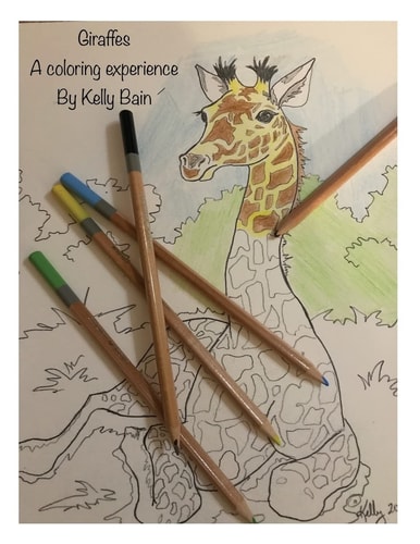 Giraffes by Kelly Bain A Coloring Experience