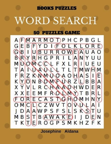 Books Puzzles Word Search 50 Puzzles Game Large Print Word Find